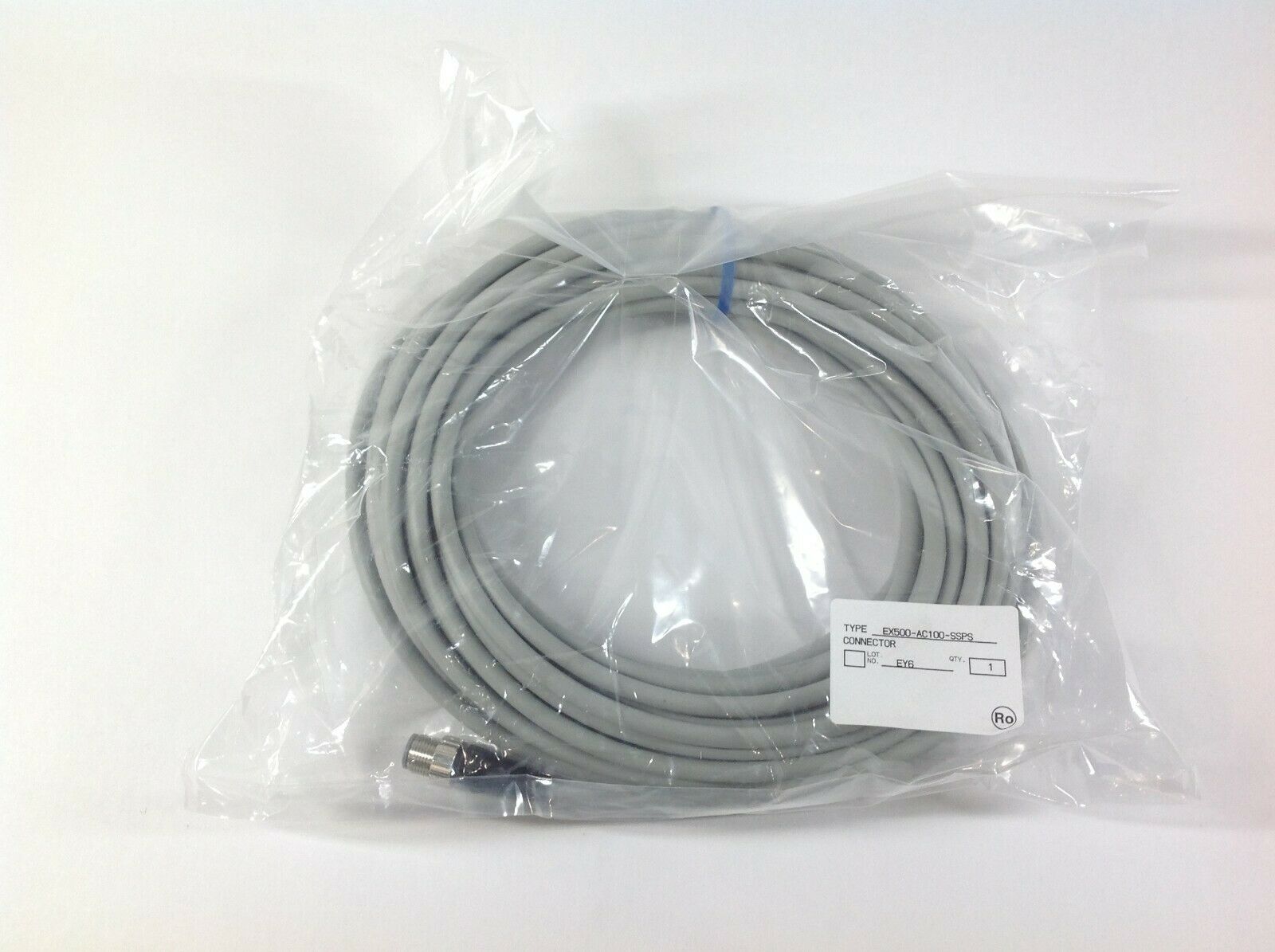 SMC EX500-AC100-SSPS M12 8 Pin to M12 8 Pin Cable 10M - Maverick Industrial Sales
