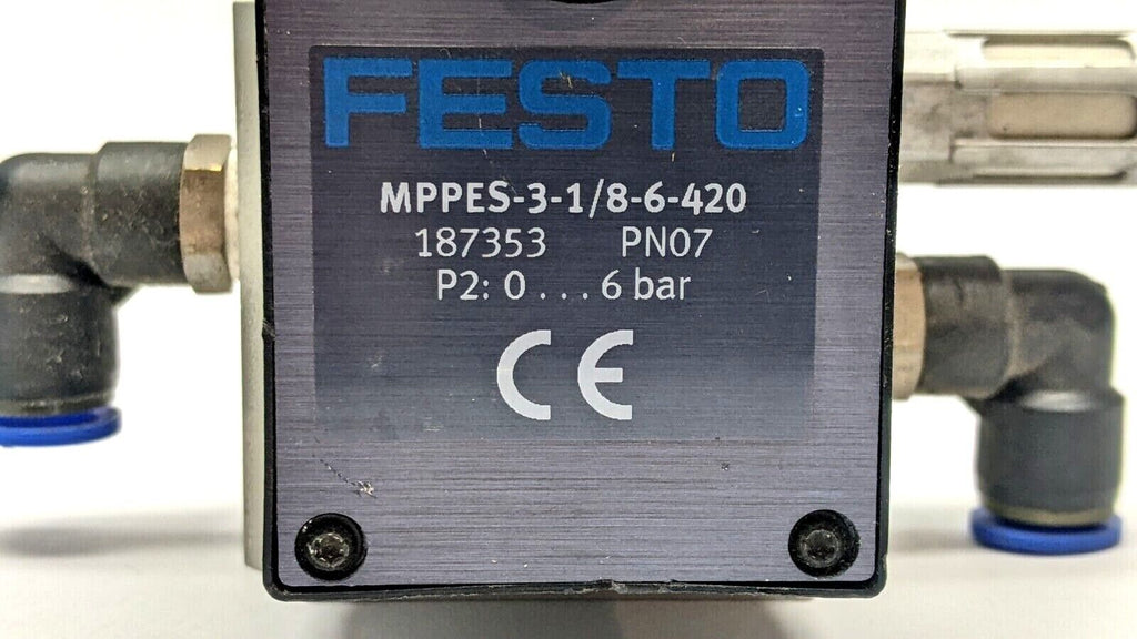 Festo MPPES-3-1/8-6-420 Proportional-Pressure Regulator 187353