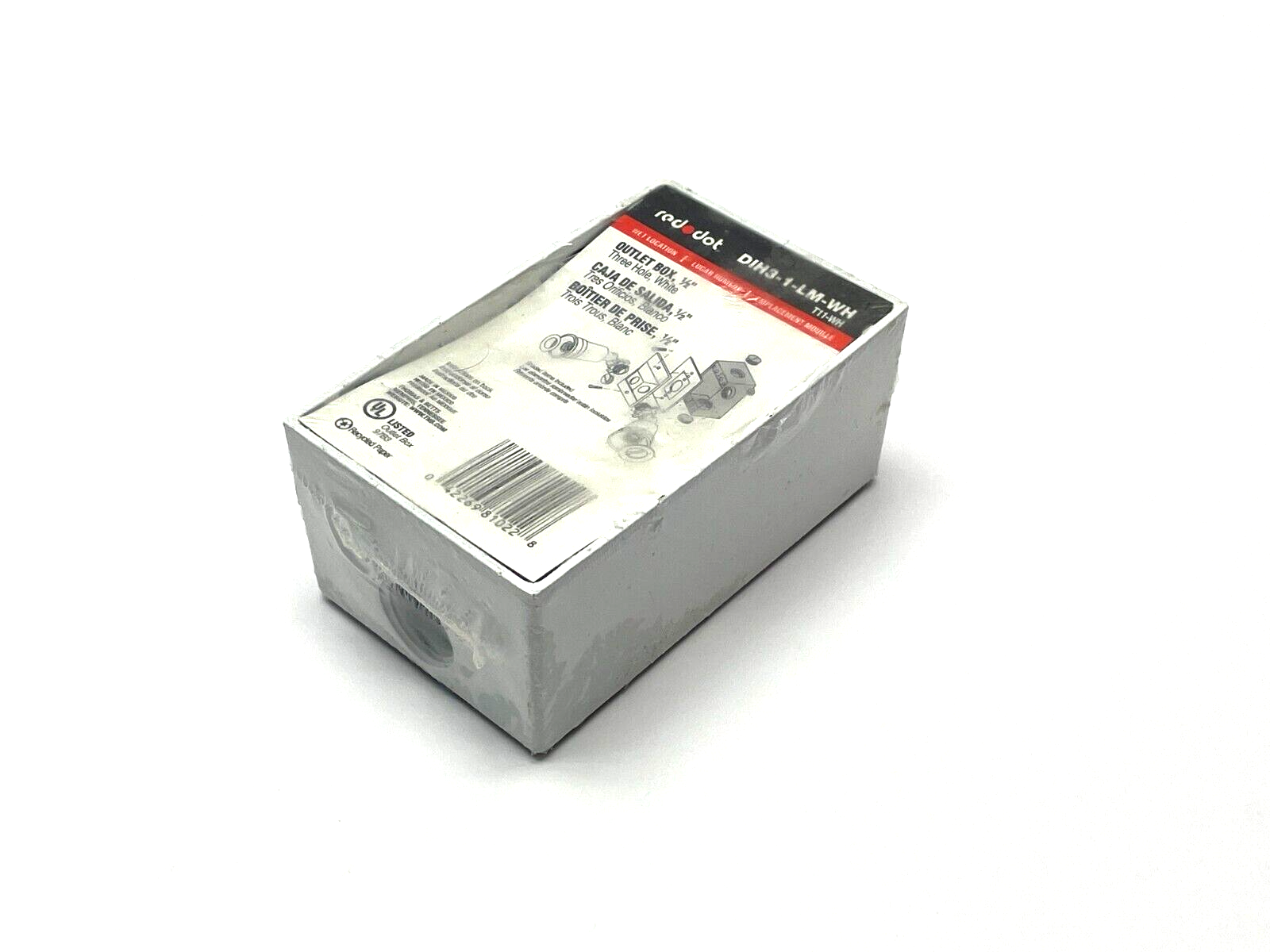 Red Dot DIH3-1-LM-WH Electrical Box Weather Proof - New - Maverick Industrial Sales