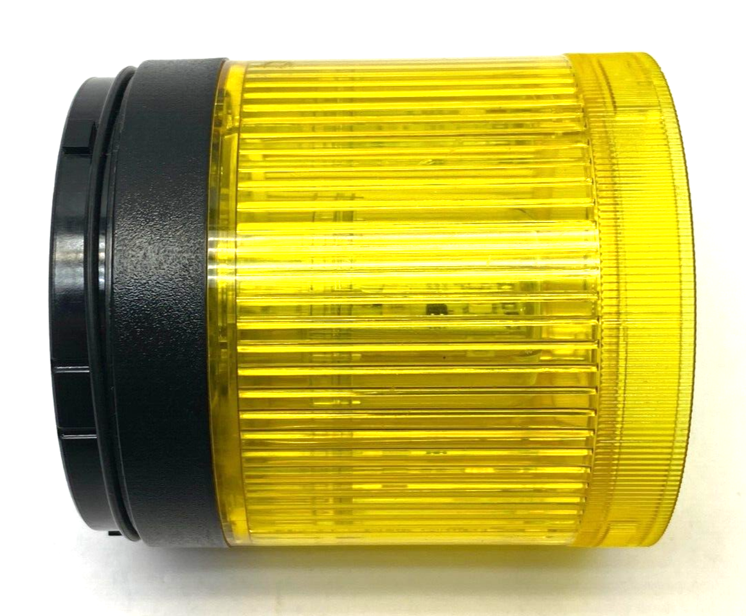 855T-B24TL8 | Allen Bradley Ser. C 70mm Steady LED Stack Light 24V AC/DC Yellow - Used - Maverick Industrial Sales