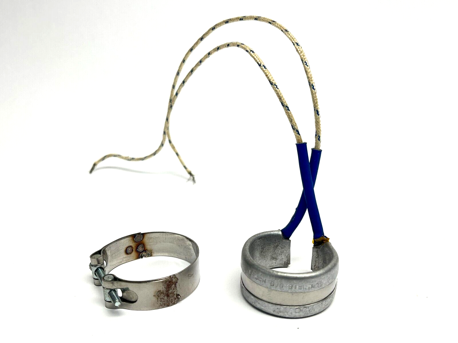 Epoch 1S 125 075 LAP Band Heater 1-1/4" I.D 3/4" Wide 120V 100W 10" Cables - Maverick Industrial Sales