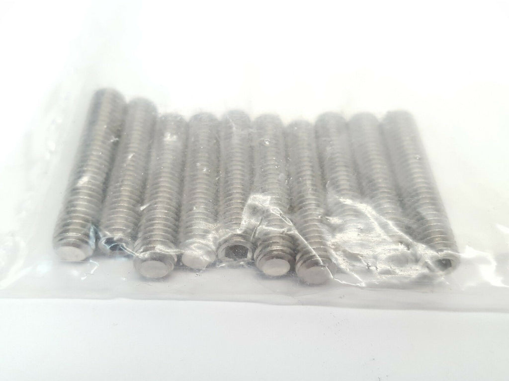 Brikksen B-0913A26X30 Stainless Socket Set Screw Flat Point M6-1.0 X 3 ...