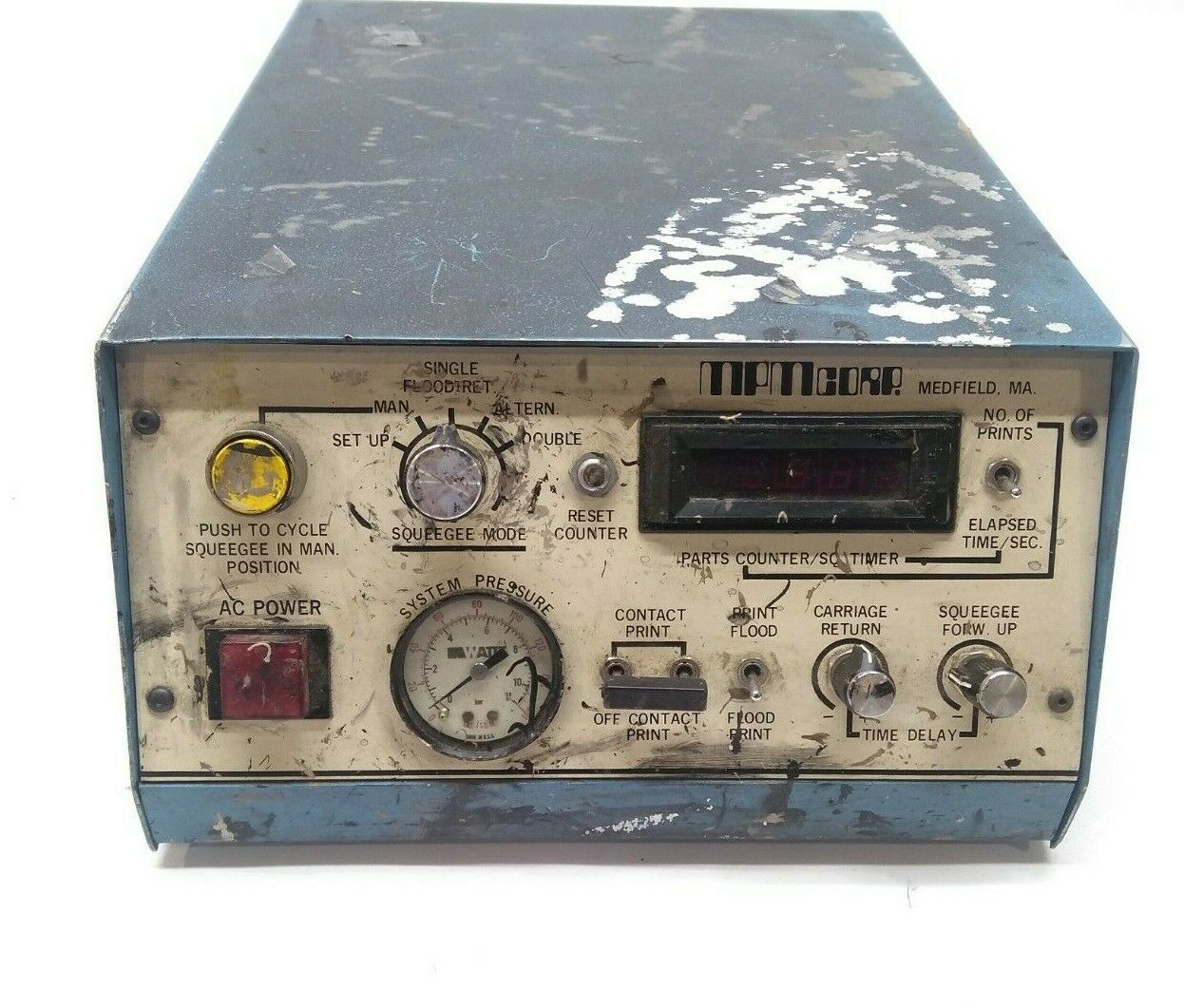 MPM Corp PCB Screen Printing Control Unit 115V, 3A - For parts or not working - Maverick Industrial Sales
