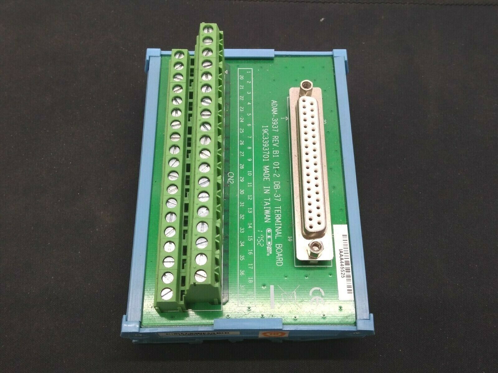 Adam ADAM-3937 REV.B1 01-2 DB-37 I/O Terminal Board 19C3393701 LKB0123465 - Maverick Industrial Sales