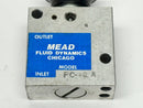 Mead Fluid Dynamics PC-52A Hi-Flo Mechanical Air Control Valve Push Button - Maverick Industrial Sales
