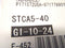 Lot of 12 Misumi STCA5-40 Locating Bolt Hex Head Round Tip - Maverick Industrial Sales