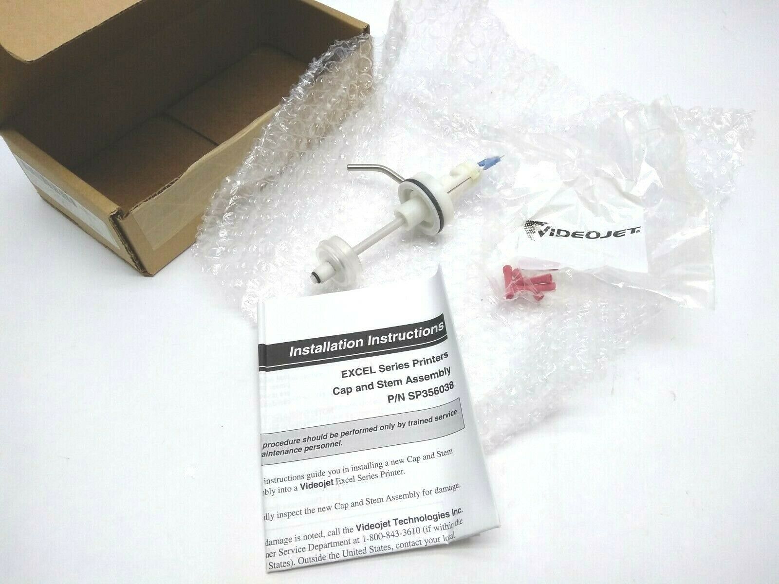 SP356038 Rev AB | VideoJet Excel Series Printer Cap And Stem Assembly - New - Maverick Industrial Sales
