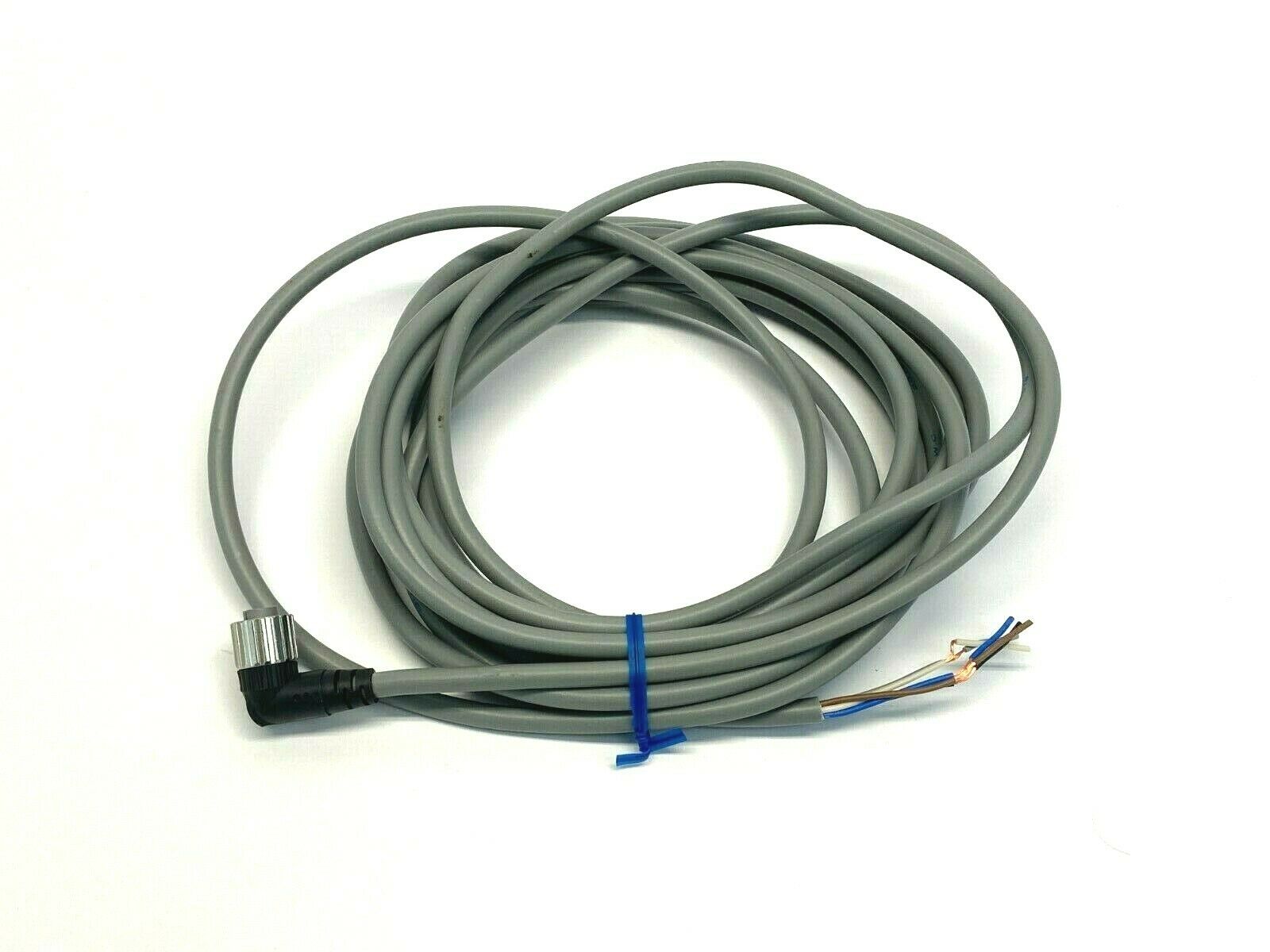 Fuji Electric Single Ended Cordset Female M12 Right Angle, 5 Wire 16' Long - Maverick Industrial Sales