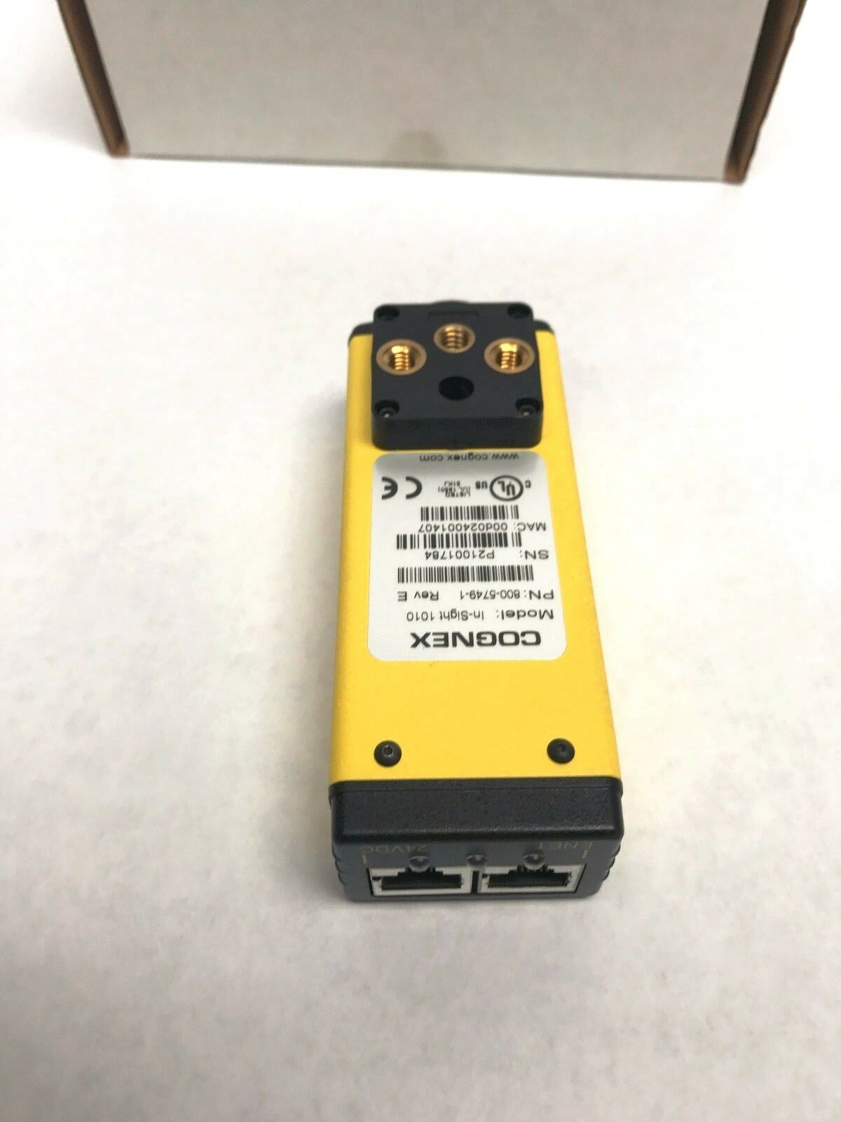 Cognex In-Sight 1010 Industrial Smart Vision Camera, 800-5749-1 Rev E V 2.11 - Maverick Industrial Sales