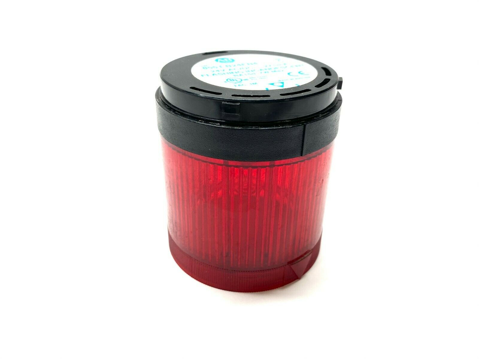 Allen Bradley 855T-B24FN4 Flashing Red Incandescent Stack Light 24V - Used - Maverick Industrial Sales