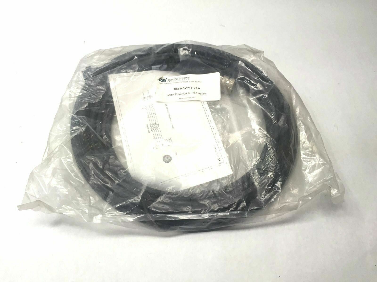 Robotic Systems Integration RSI RSI-KCVP1S-09.0 Motor Power Cable 9m - Maverick Industrial Sales