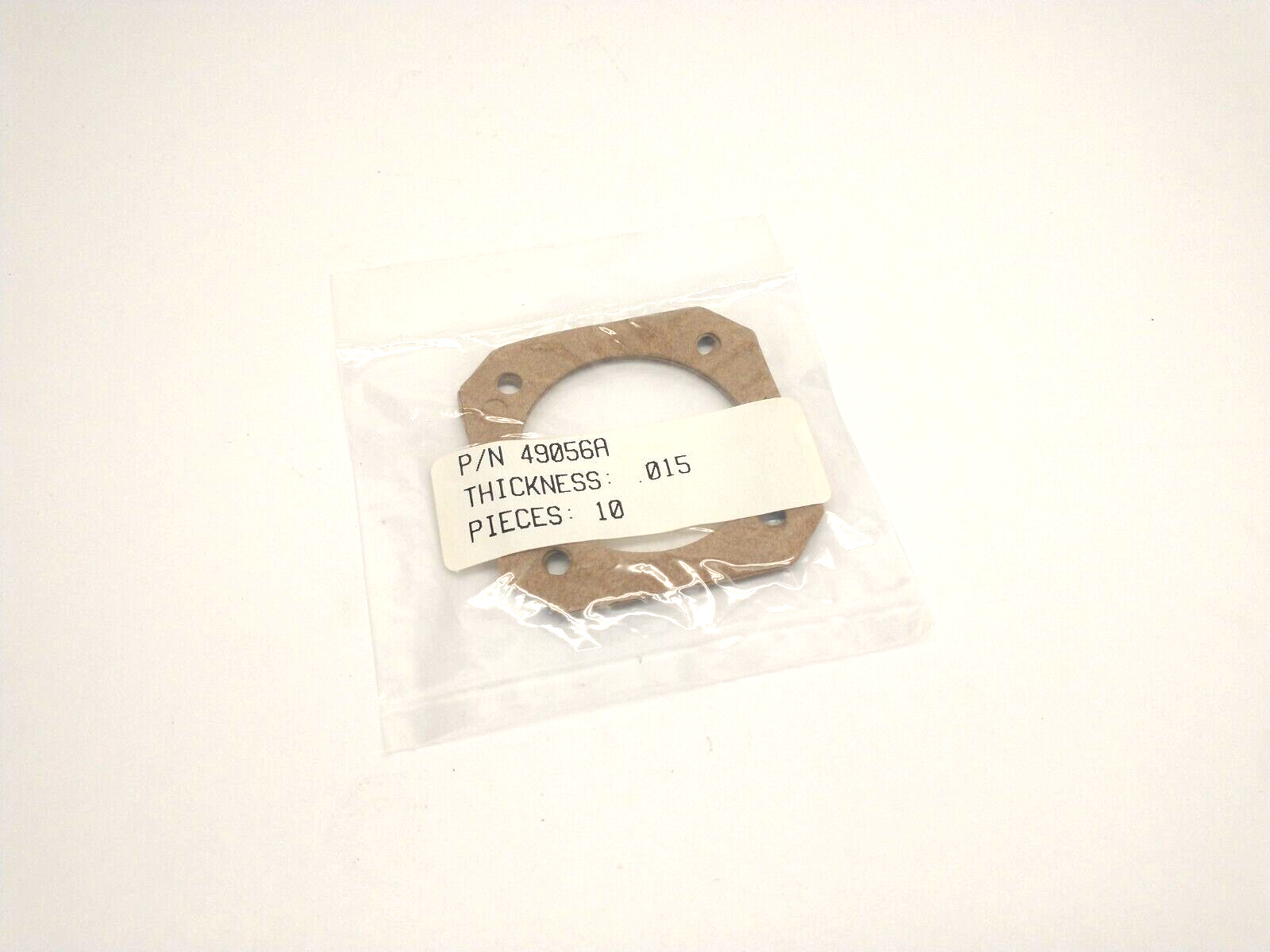 49056A Gasket 2.5" x 2.5" x .015" Thickness LOT OF 10 - Maverick Industrial Sales