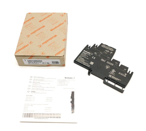 Weidmuller 2491290000 Electronic Load Monitor 4A 24VDC AMG ELM-4F CL2 - Maverick Industrial Sales
