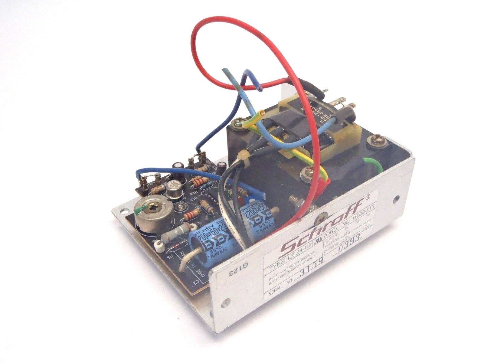 LS 24-1.2 | Schroff Power Supply 11008-613 110/220VAC 24V 1.2A - Used - Maverick Industrial Sales
