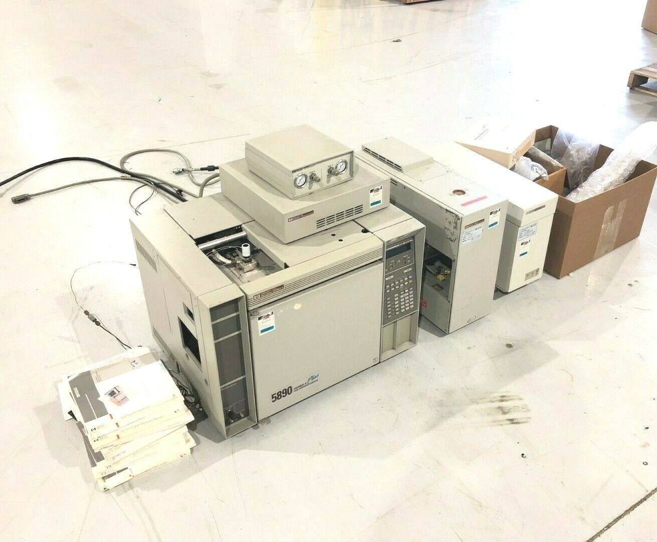 Hewlett Packard HP 5890 Gas Chromatograph 5965B Infrared Detector 5972 5965 - For parts or not working - Maverick Industrial Sales