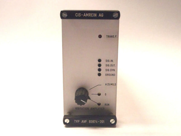 CIS-AMREIN AG TYP AVF 93974-201 Vibration Amplifier - Maverick Industrial Sales