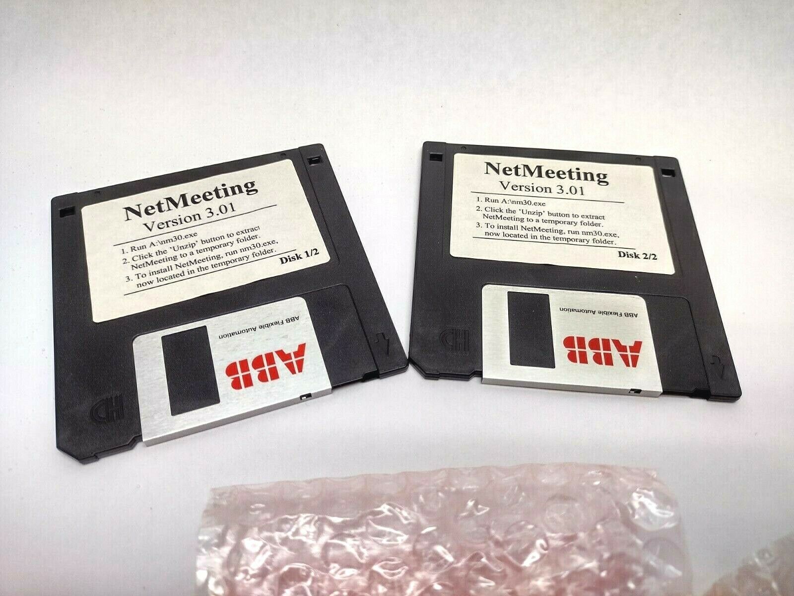 NetMeeting | ABB Version 3.01 3.5 Inch Floppy 2 Disk Set - New Other - Maverick Industrial Sales