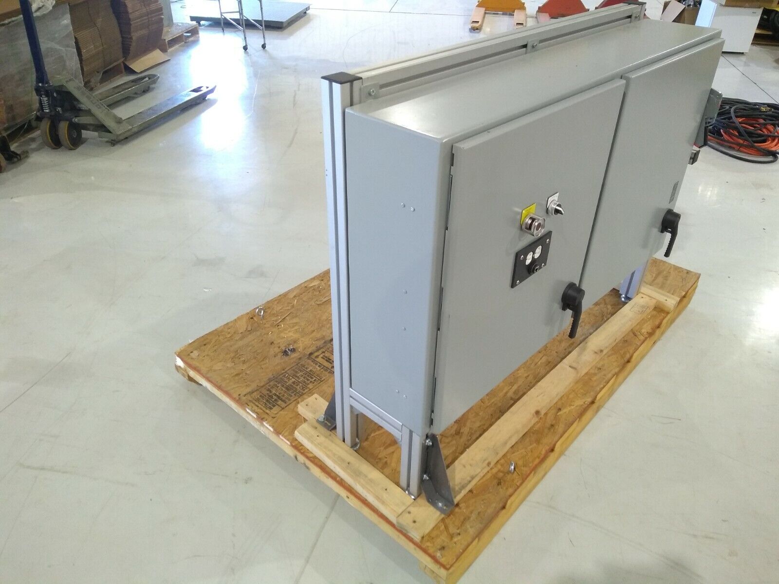 Hoffman A30X2E5410 Enclosure 30"x54.5"x10" 2 Doors w/ Allen Bradley 1494U-D60 - Used - Maverick Industrial Sales