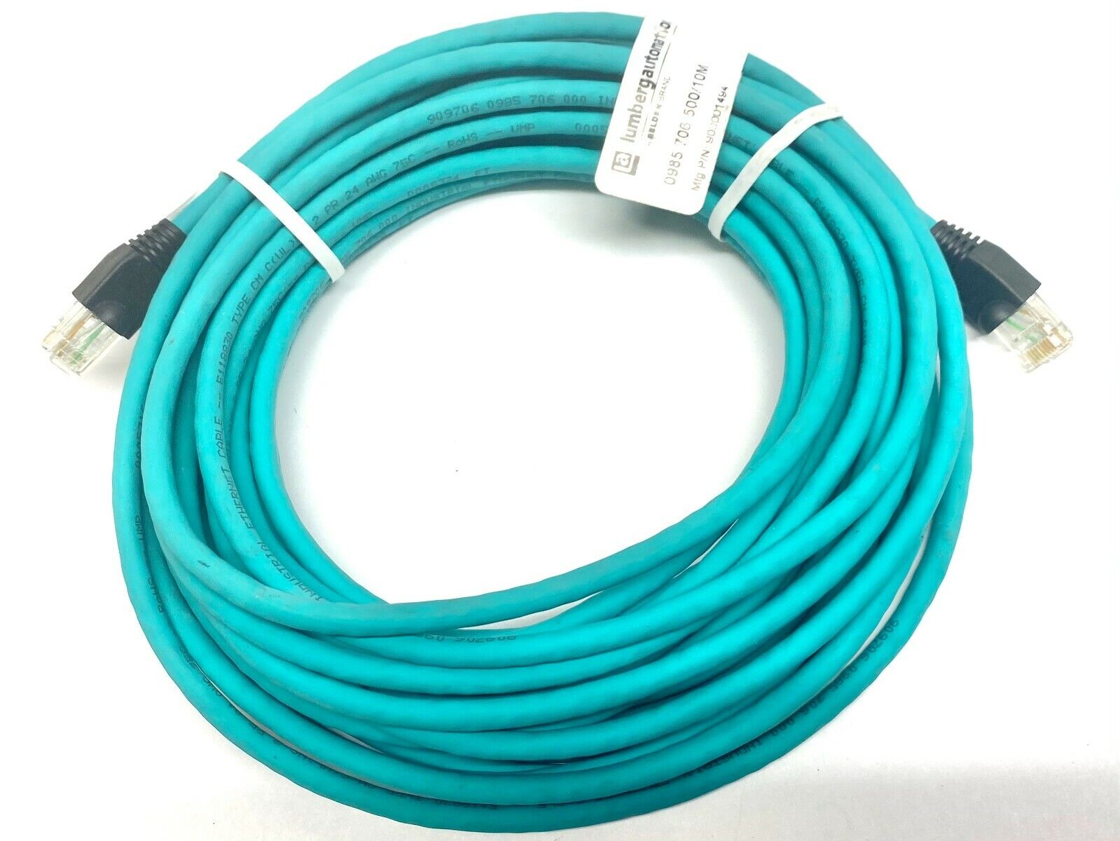 Lumberg Automation 0985 706 500/10M Ethernet I/P Double-Ended Cordset 900001494 - Maverick Industrial Sales