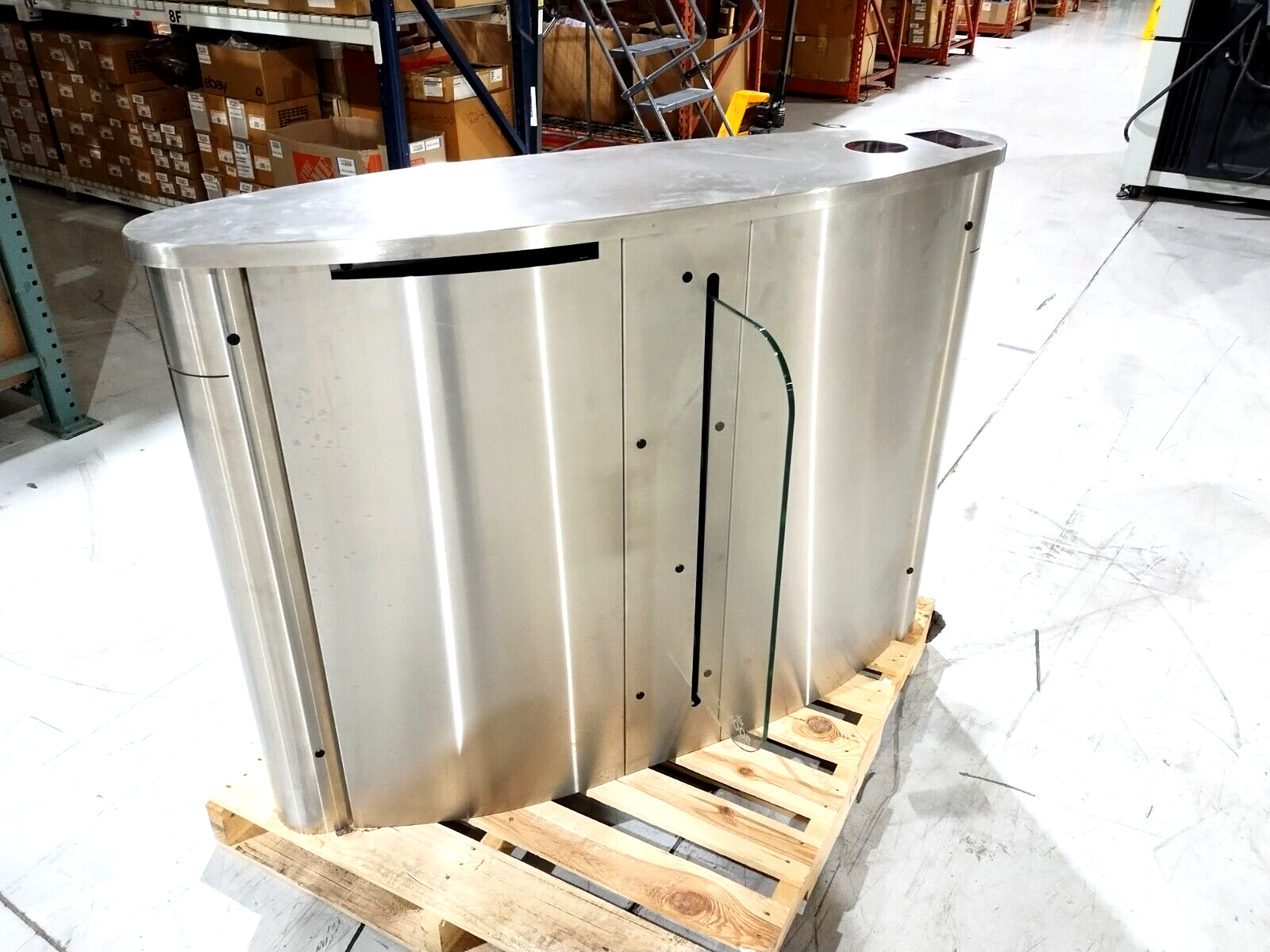 Boon Edam SBSR24XX Speedlane 900 Medium Security Access Gate NO READER - Used - Maverick Industrial Sales