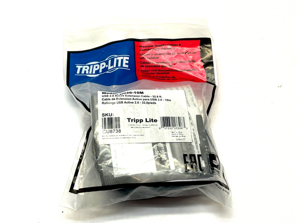 Tripp-Lite U026-10M USB 2.0 Cable A Female to A Male 10m - Maverick Industrial Sales