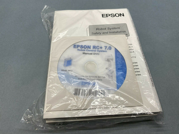 Epson RC700 RC+ 7.0 Safety and Installation Manual and DVD - Maverick Industrial Sales