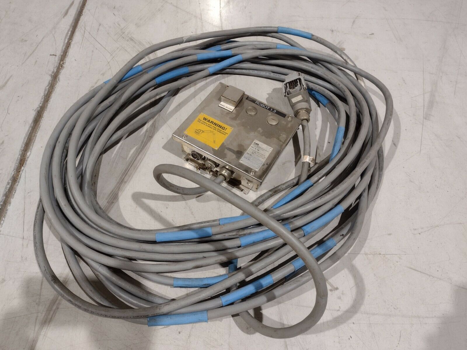 ABB 3HNE 03122-1 EEx ib IIB Brake Release Control and 3HNE 01900-1 Robot Cable - Maverick Industrial Sales