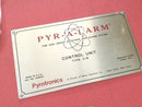 Pyrotronics Pyr-A-Larm C-B Fire Control Unit Indicator Case with Key - Maverick Industrial Sales