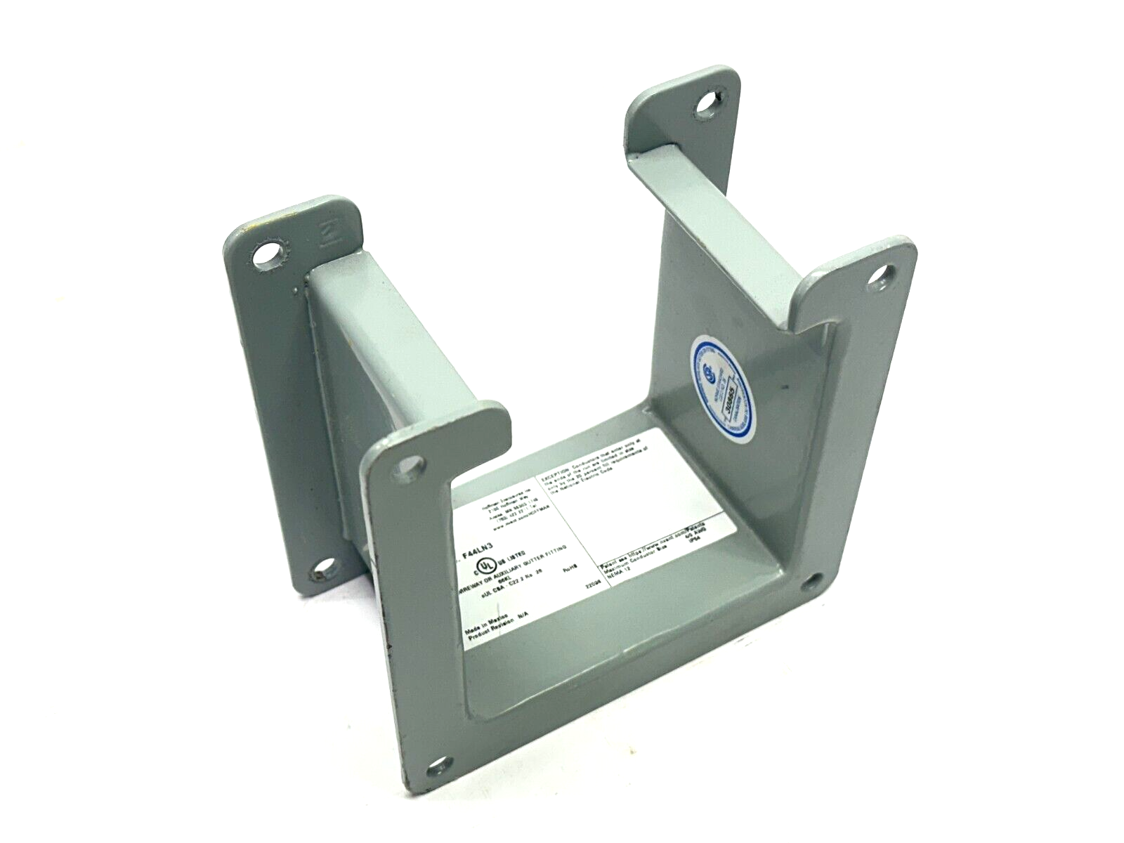 Hoffman F44LN3 nVent Nipple Lay-in Hinged-Cover 4 x 4 x 3" - Used - Maverick Industrial Sales