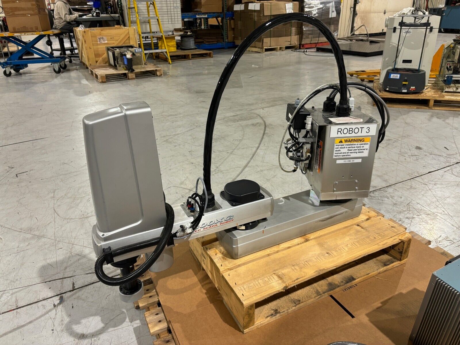 Yamaha YK800XG High Speed Scara Robot, RCX144 Controller, RGU-3 Regenrative Unit - Maverick Industrial Sales