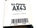 Gates AX43 Tri-Power V-Belt 1/2" x 45" - Maverick Industrial Sales