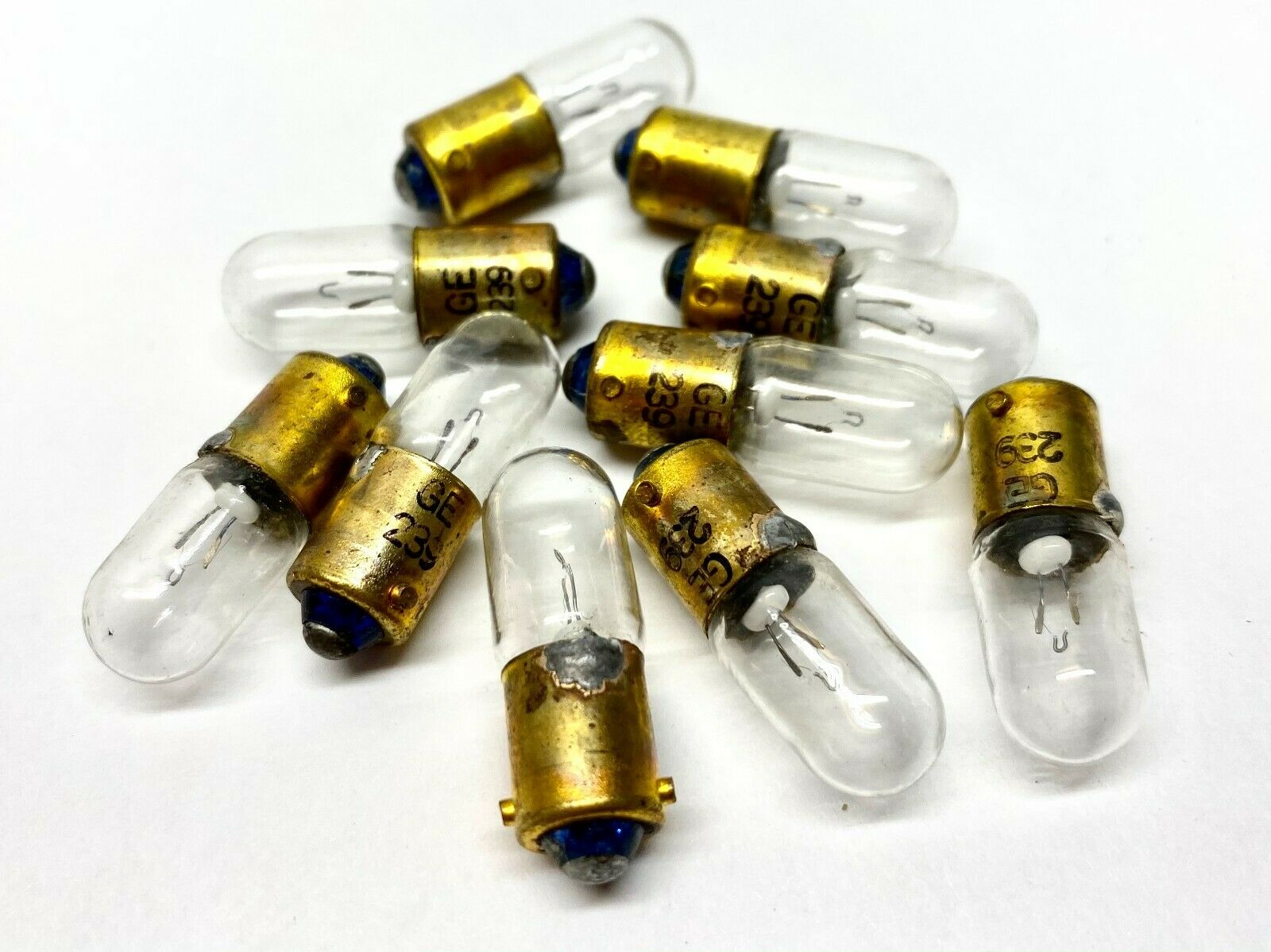 Sylvania GE 239 Miniature Bayonet Light Bulb LOT OF 10 - New - Maverick Industrial Sales