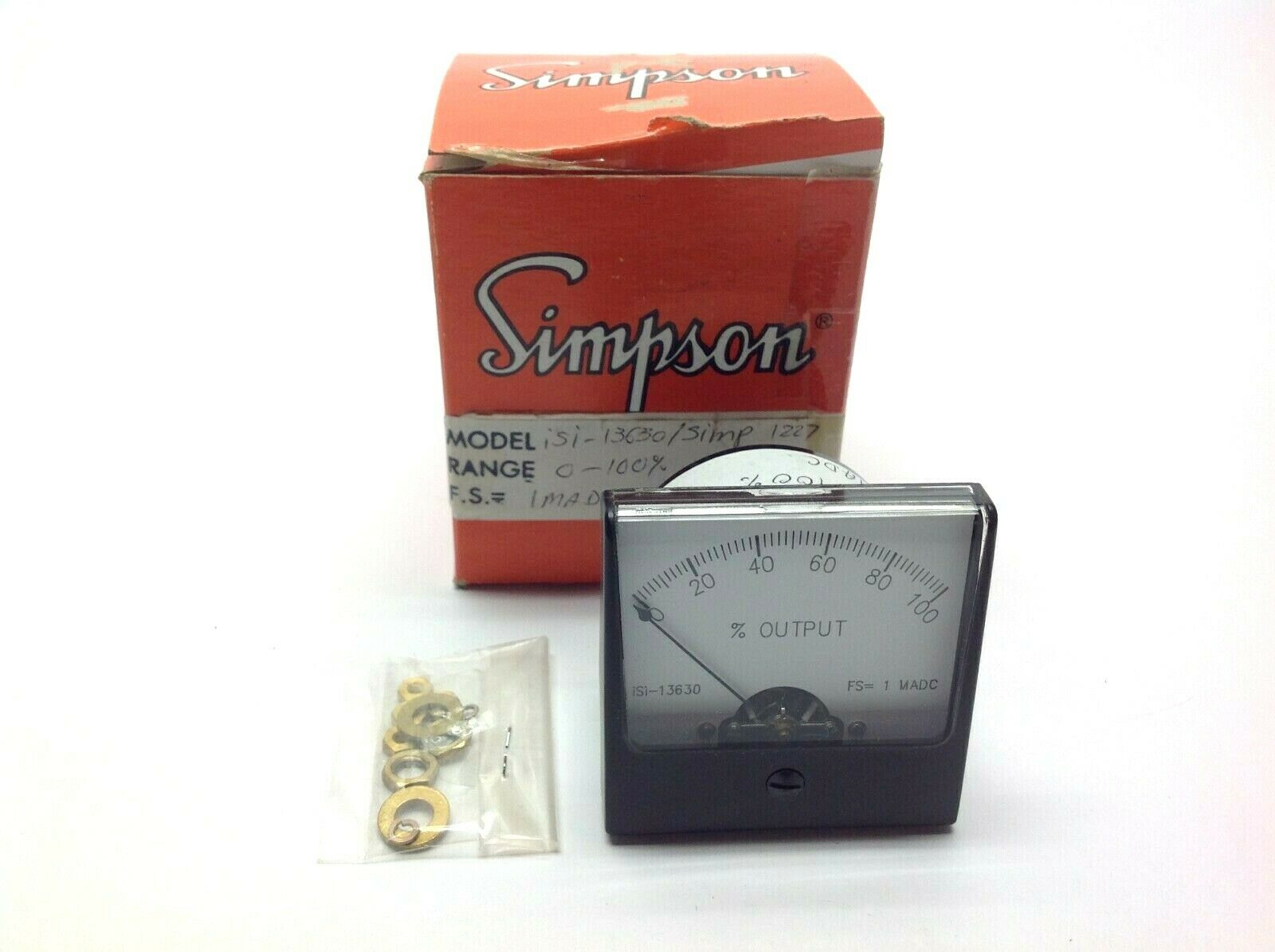 Simpson iSi-13630 Output Gauge 0-100% - New – Open box - Maverick Industrial Sales