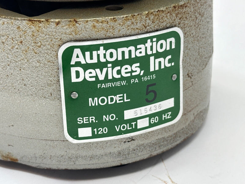 Automation Devices 05CC.1 Model 5 Vibratory Feeder Base Unit w/ 6" Feeder Bowl - Maverick Industrial Sales
