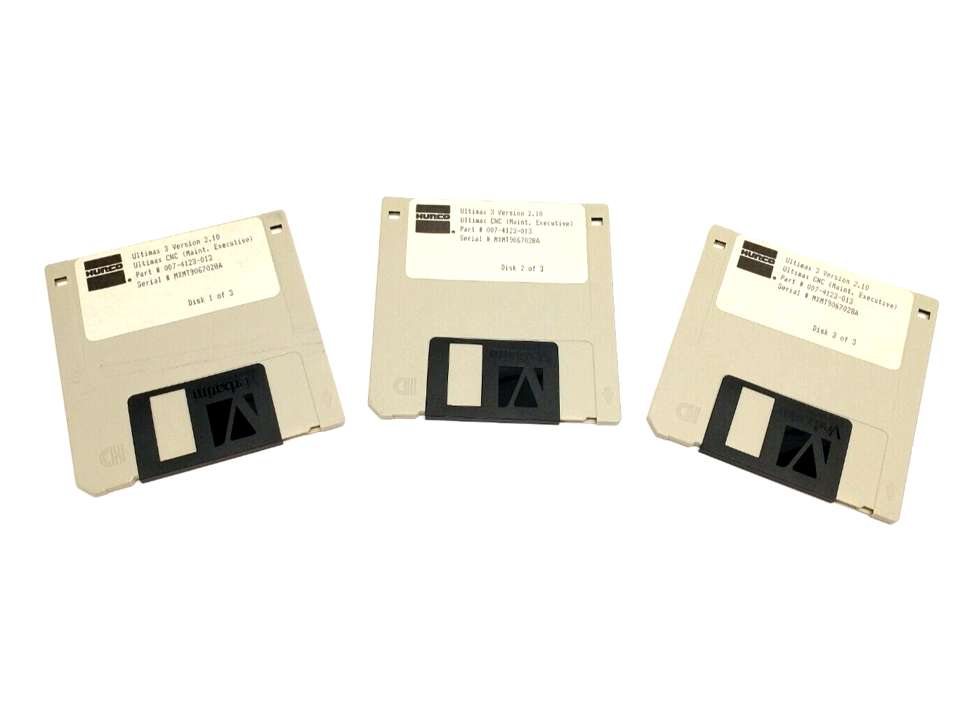 Hurco 007-4123-013 Ultimax 3 Ver. 2.10 Ultimax CNC Maint. Executive 3 DISK SET - Maverick Industrial Sales