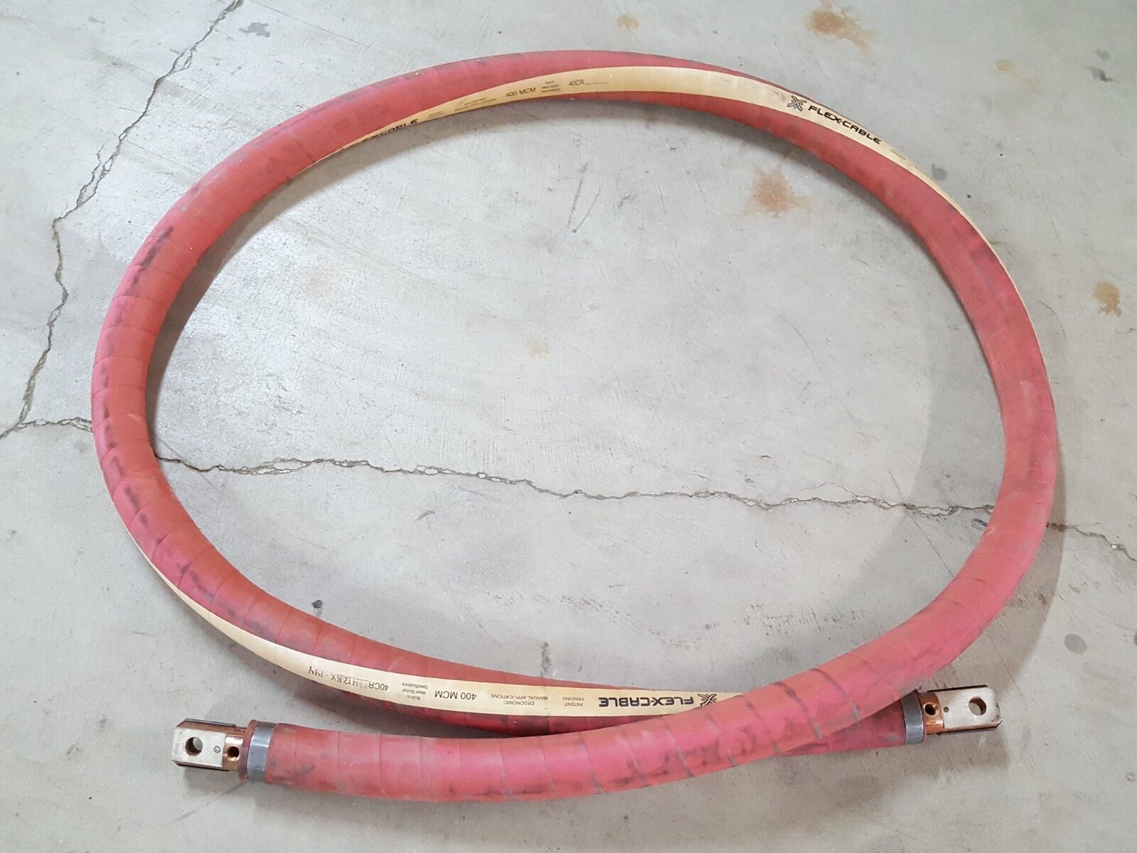 Flex-Cable 40CR17H12RX-144 Robot Welder Jumper Cable 400 MCM 12' Foot - Maverick Industrial Sales