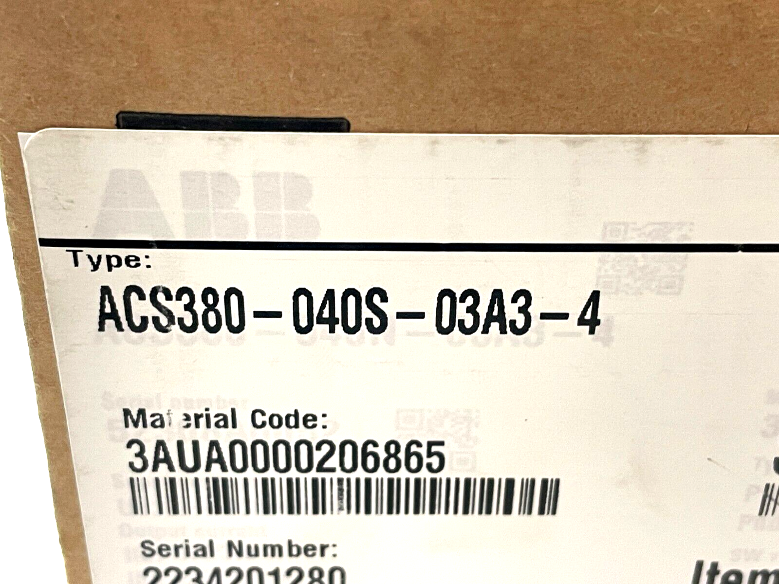 ABB ACS380-040S-03A3-4 AC Drive 3AXD50000031888 - Maverick Industrial Sales
