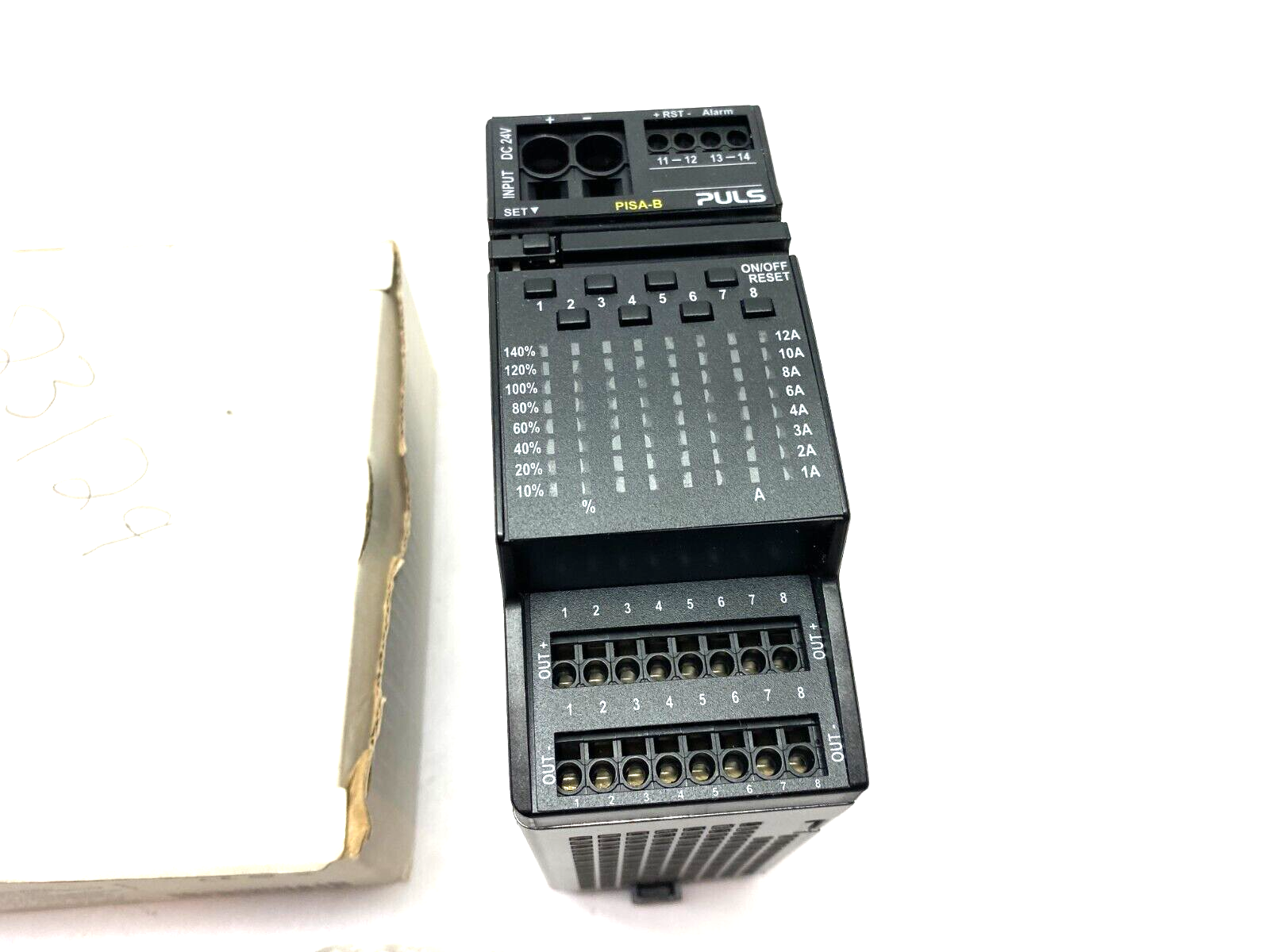 Puls PISA-B-812-B4 Protection Module Electronic Circuit Breaker 8-Channel 24VDC - Maverick Industrial Sales
