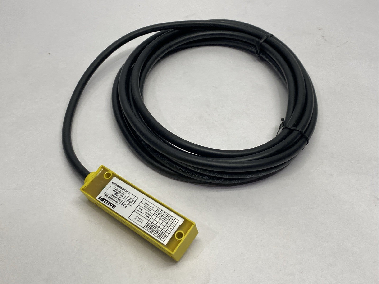 Balluff C49T4E00PB050M 4-Port Junction Box 5m Cable - Maverick Industrial Sales