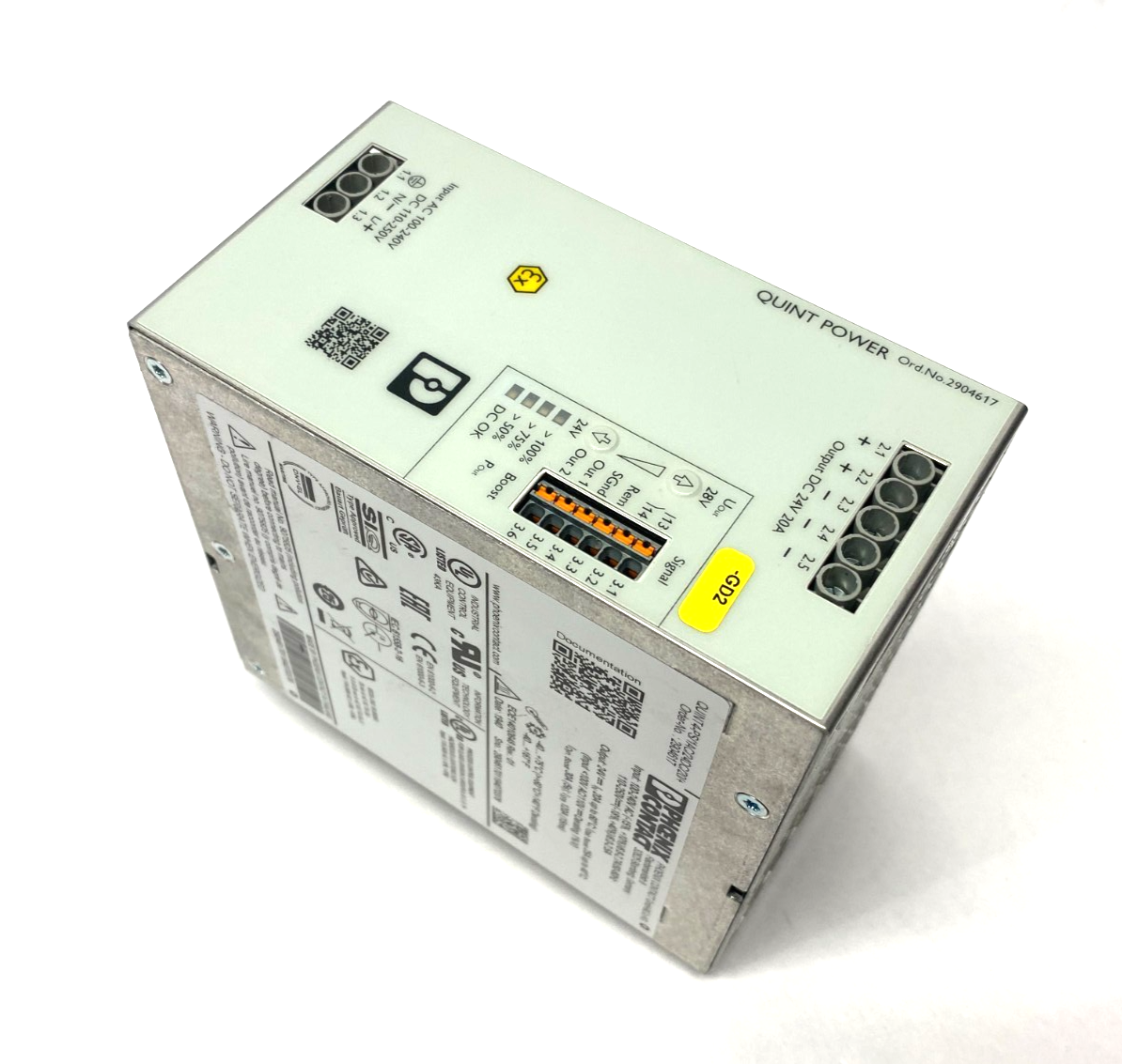 Phoenix Contact QUINT4-PS/1AC/24DC/20/+ Primary Switched Power Supply 2904617 - Maverick Industrial Sales