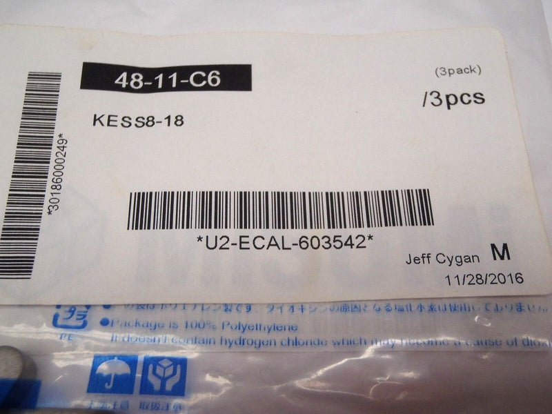 Misumi KESS8-18 Parallel Keys UB-9545 (6) Pcs Total LOT OF 2 BAGS - Maverick Industrial Sales