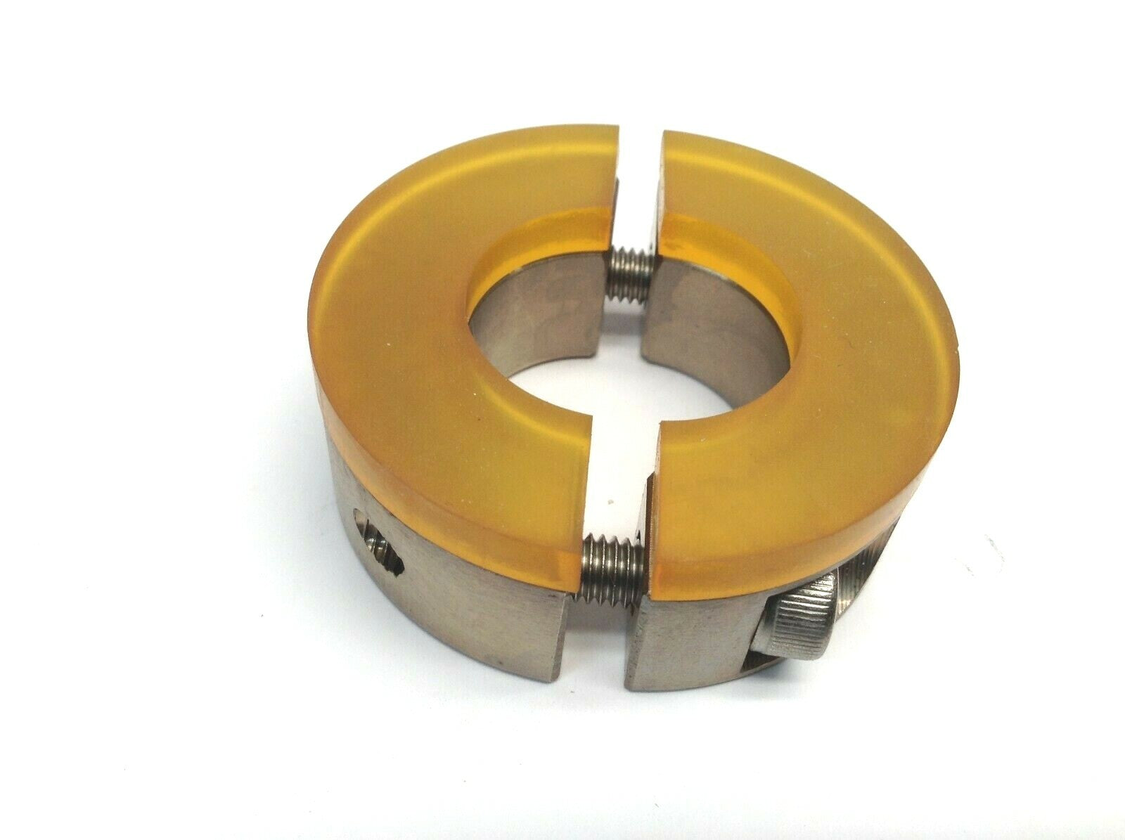 Misumi SCSS2520MD Separate Nickel Plated Steel Shaft Collar 25mm ID 50mm OD - Maverick Industrial Sales
