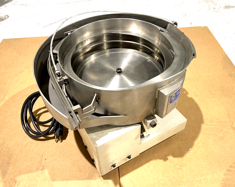 SPIROL EA072-12071 Vibratory Bowl Feeder 12" Dia. Bowl 17" O.D. 120813 - Maverick Industrial Sales