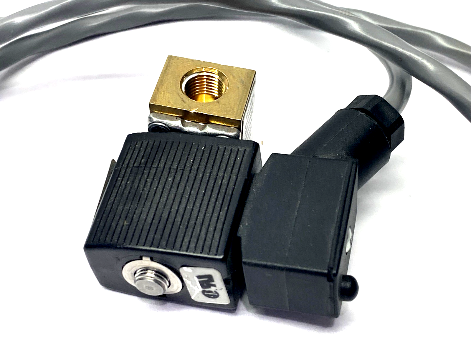 6011 A 1/16 FPM B | Burkert Solenoid Valve 1/8" NPT 87 PSI 24VDC 4W - Used - Maverick Industrial Sales