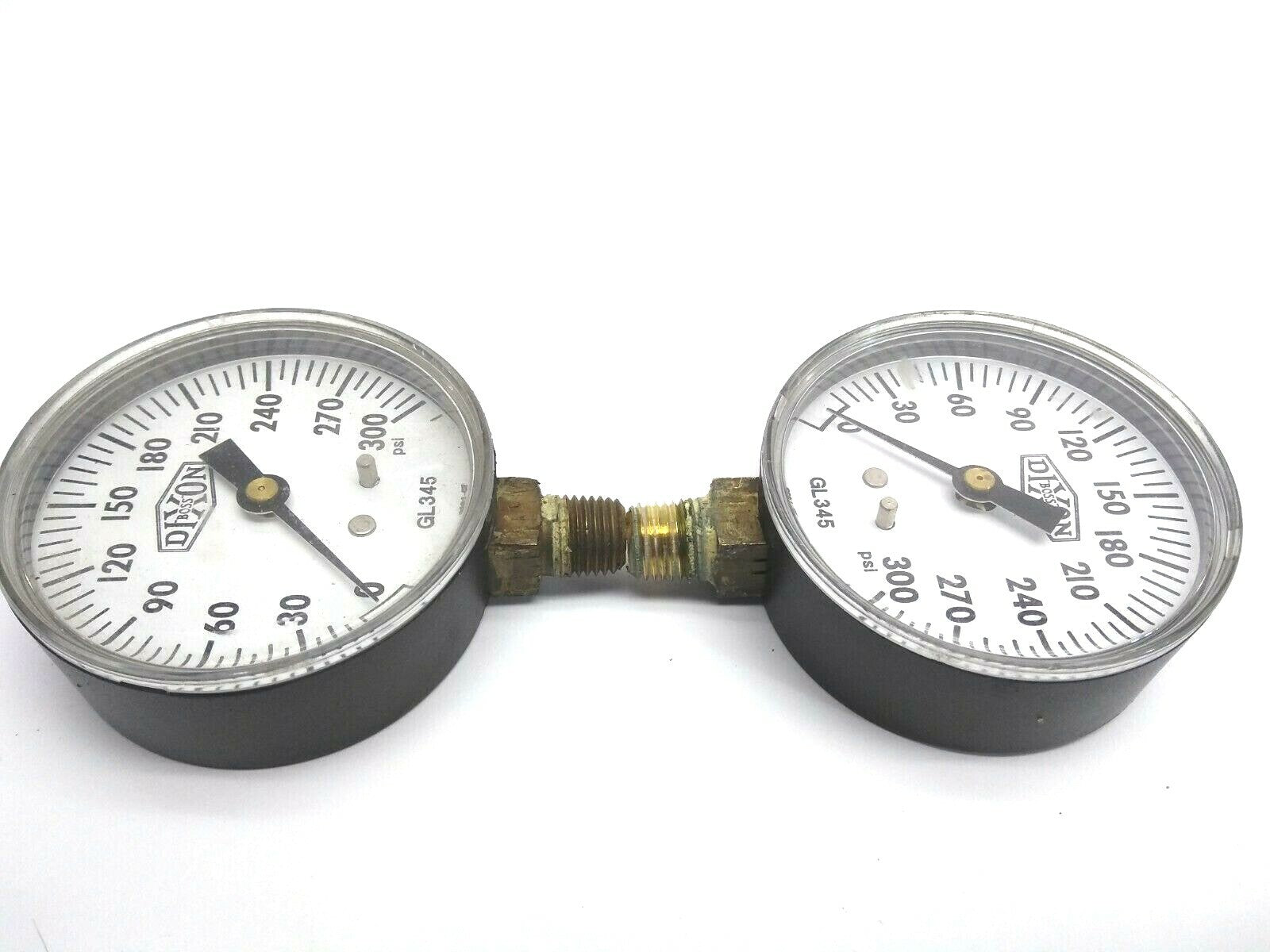 Dixon BOSS GL345 0-300 PSI Pressure Gauge, LOT OF 2 - Maverick Industrial Sales