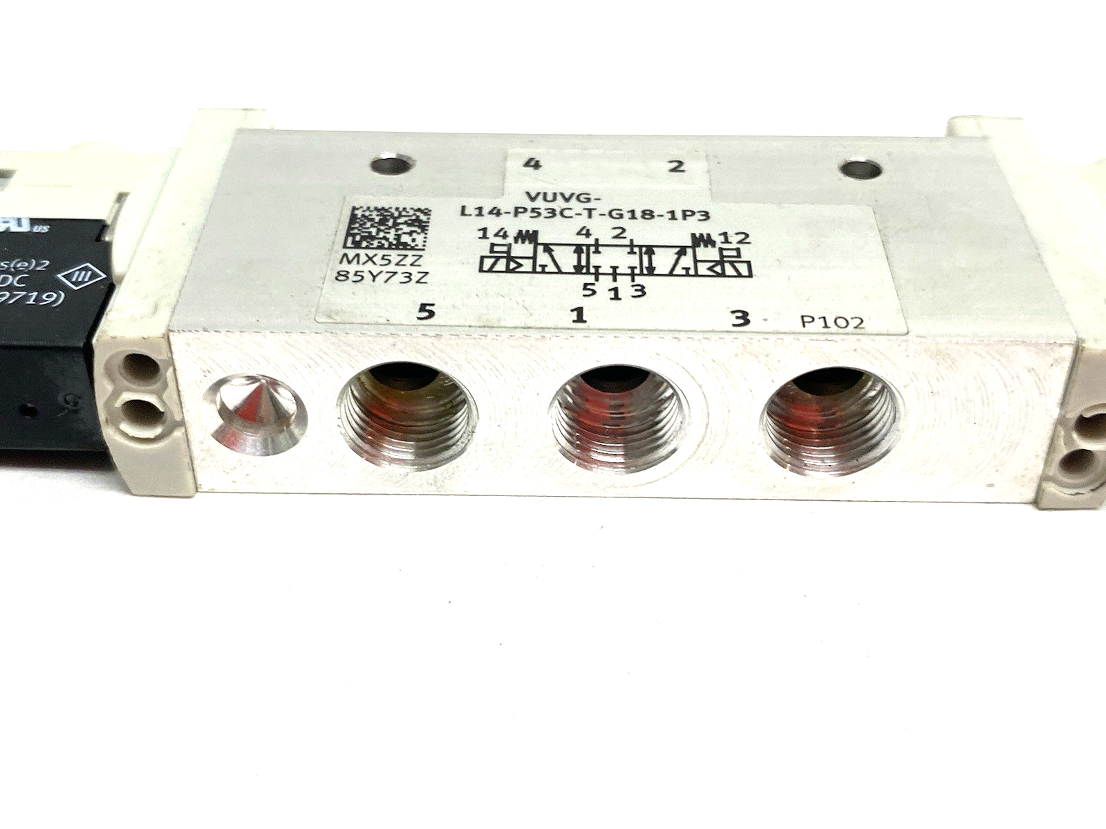 VUVG-L14-P53C-T-G18-1P3 | Festo Piston Gate Solenoid Valve 5/3 Closed, 566501 - Used - Maverick Industrial Sales