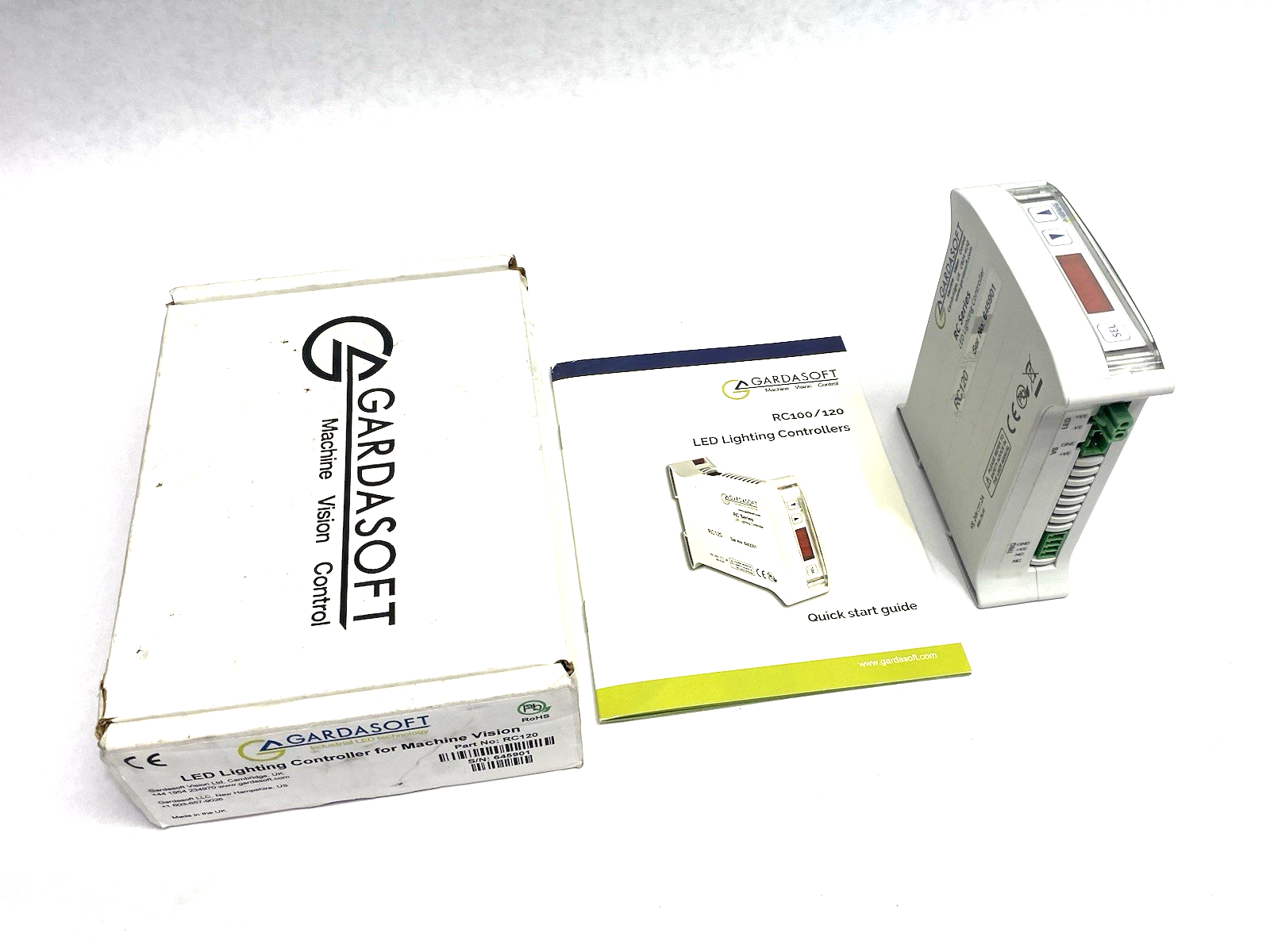 Gardasoft Machine Vision Control RC120 LED Lighting Controller, Single Channel - Maverick Industrial Sales
