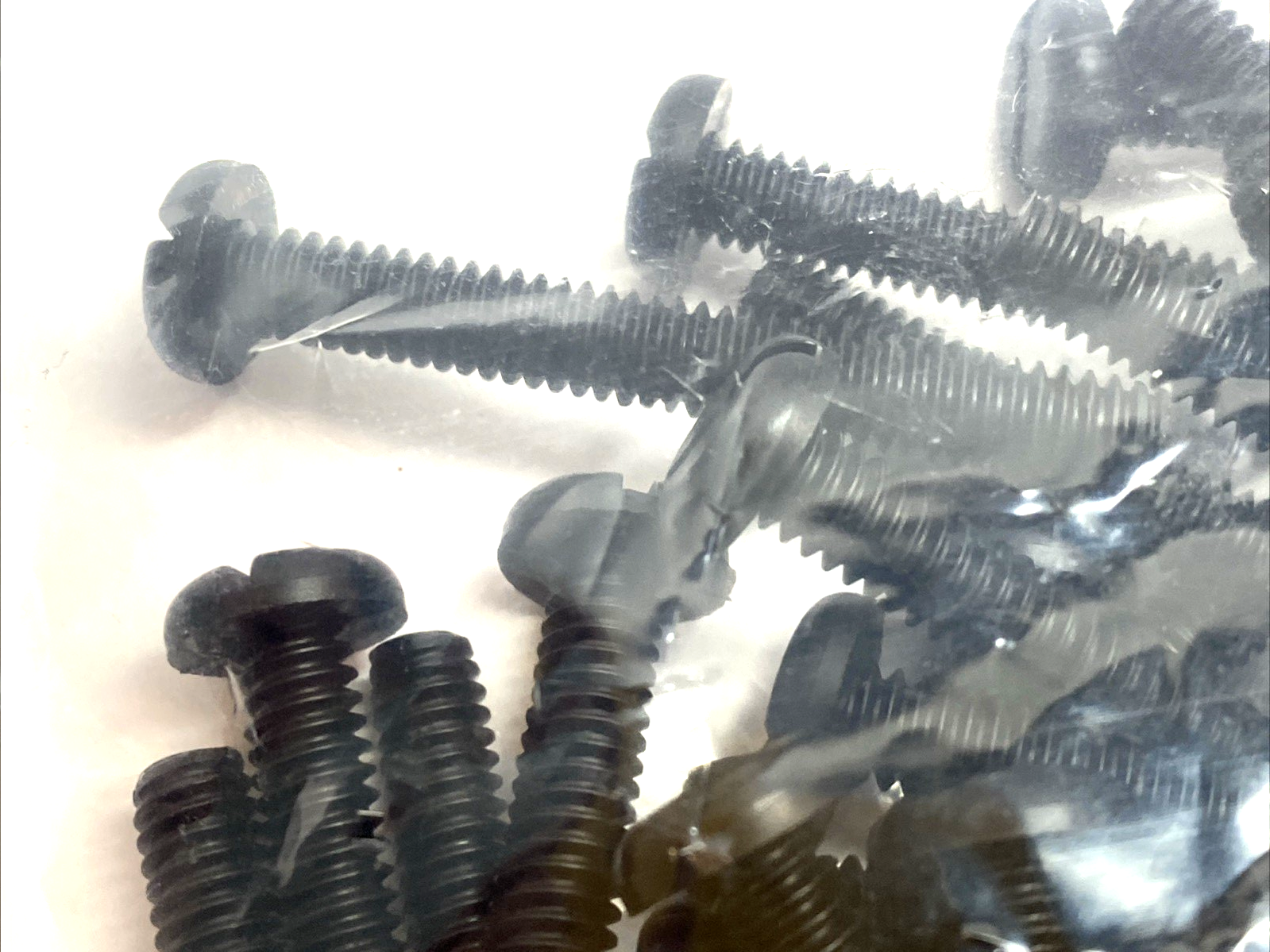 Nylon 1/4"-20 x 2" | Slotted Pan Head Machine Screws PKG OF 100 - New - Maverick Industrial Sales