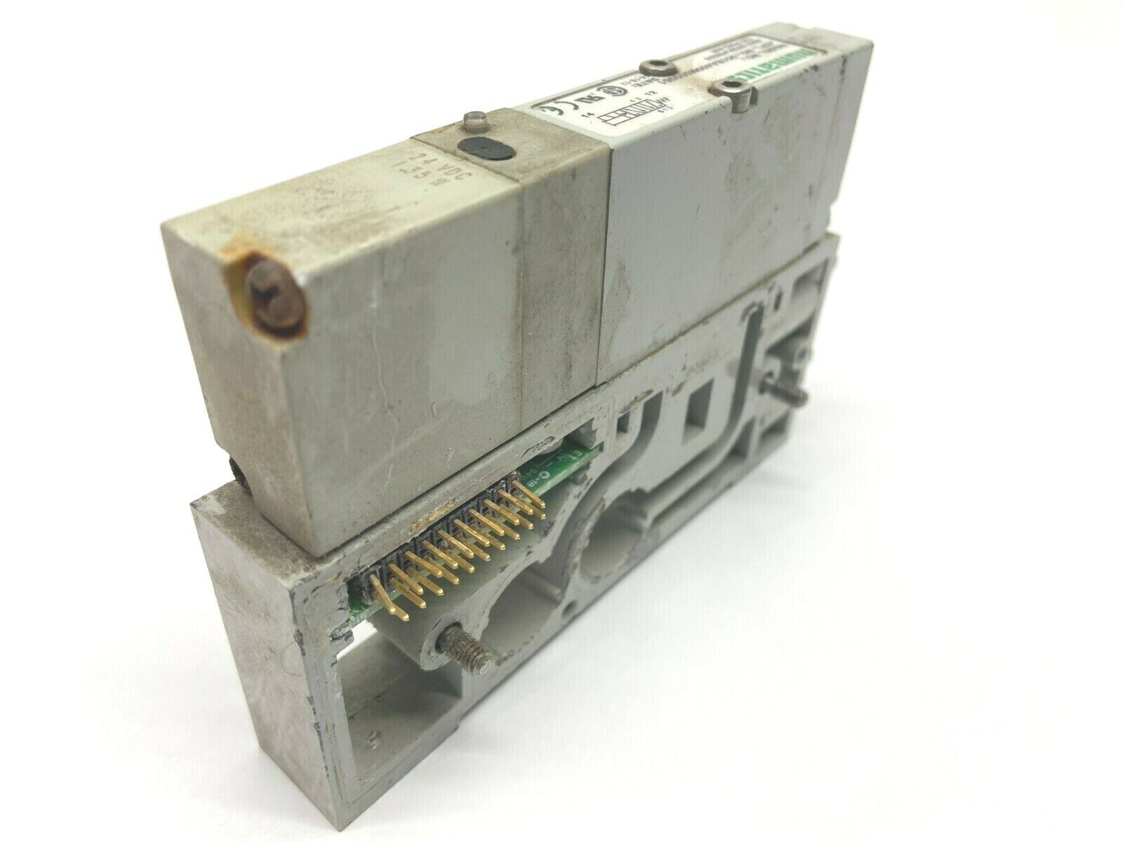 Numatics 051BA400M000061 Solenoid Valve on B1-2 Double Z Board Manifold - Maverick Industrial Sales