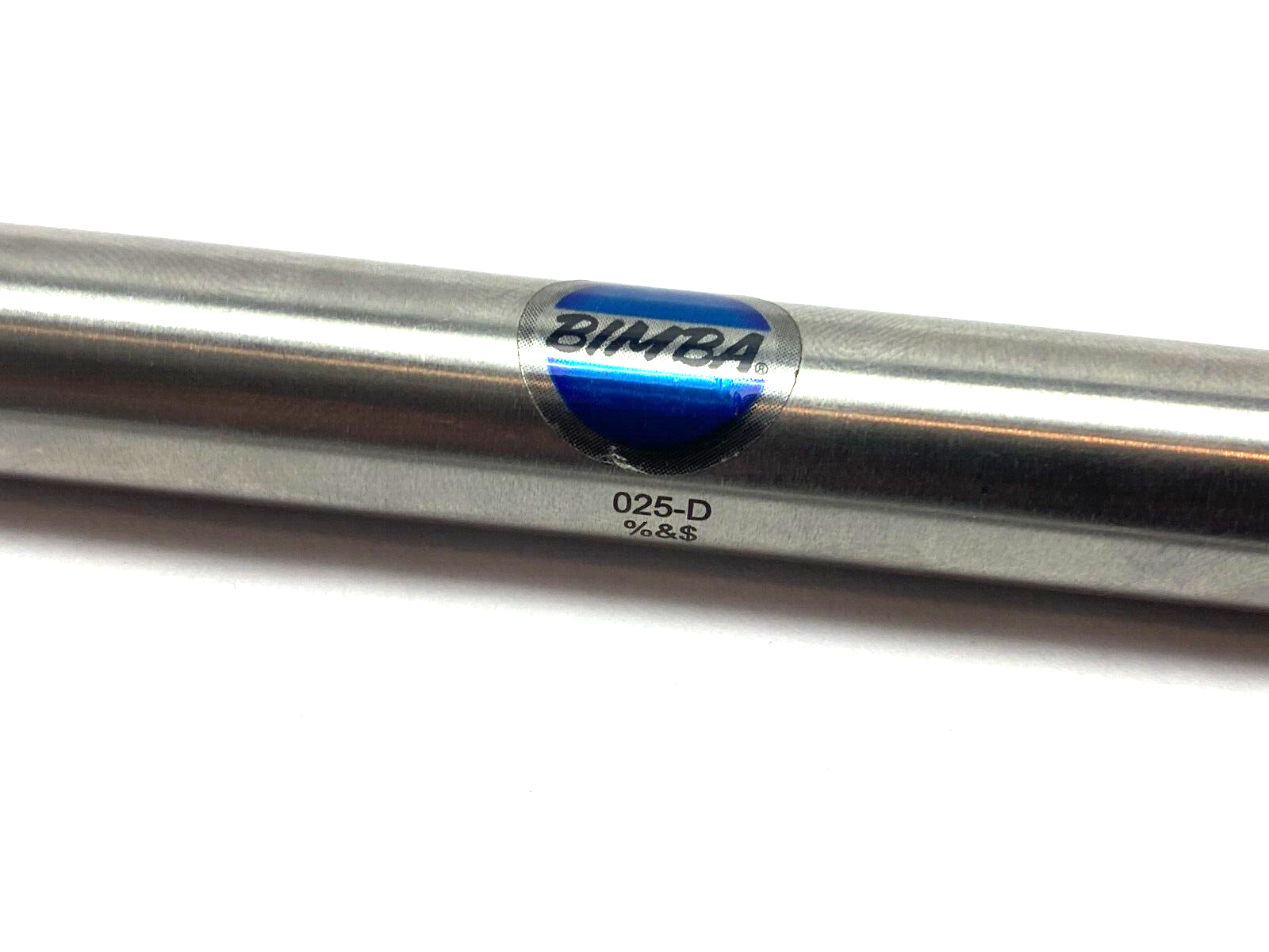 Bimba 025-D Stainless Steel Round Body Pneumatic Cylinder 9/16" Bore, 5" Stroke - Maverick Industrial Sales